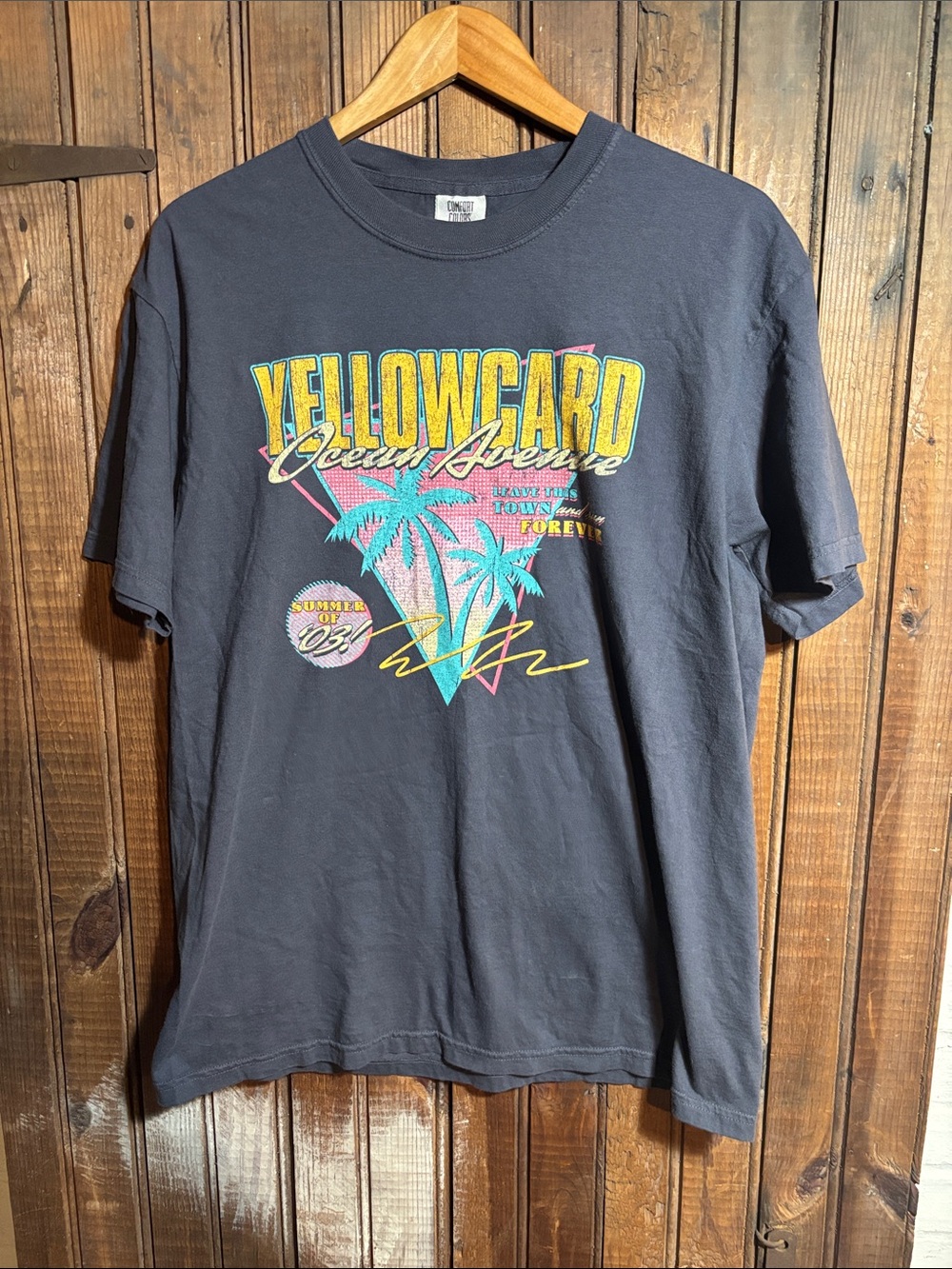 Yellowcard Ocean Avenue Graphic Tee - Black